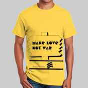 Yellow Make Love Not War T